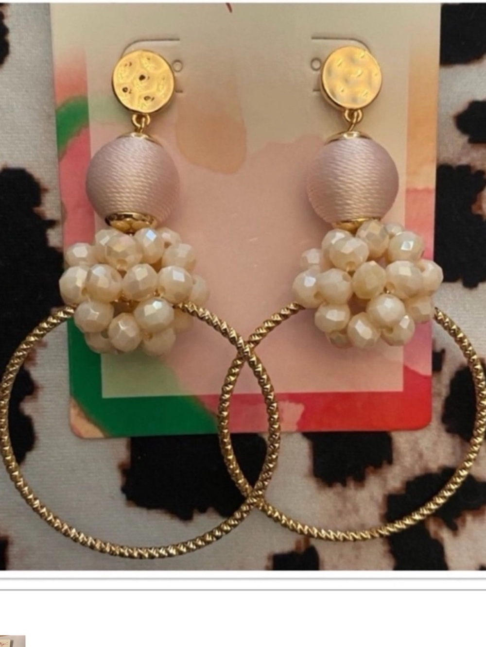 NWT Lilly Pulitzer Hoop Earrings